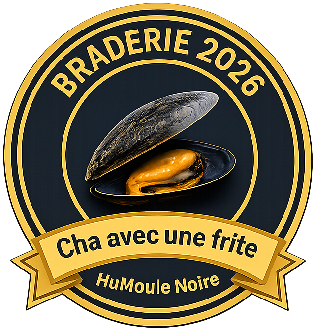 Porte-clés souvenir Braderie 2026 - HuMoule Noire