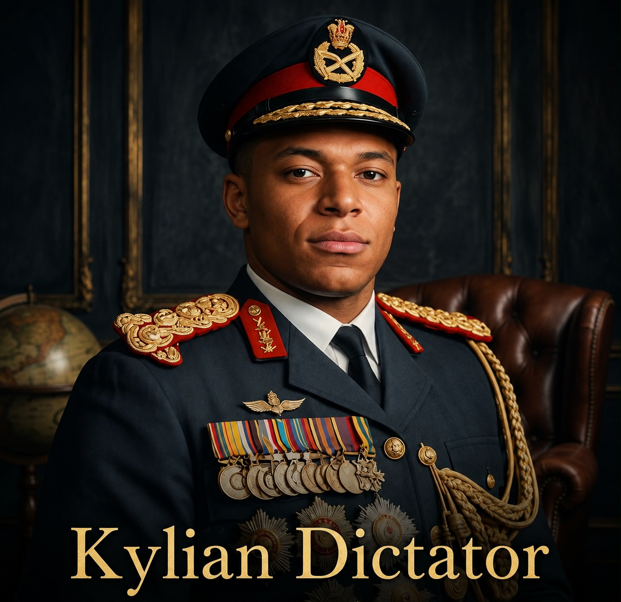 Portrait détourné façon dictature, sur t-shirt